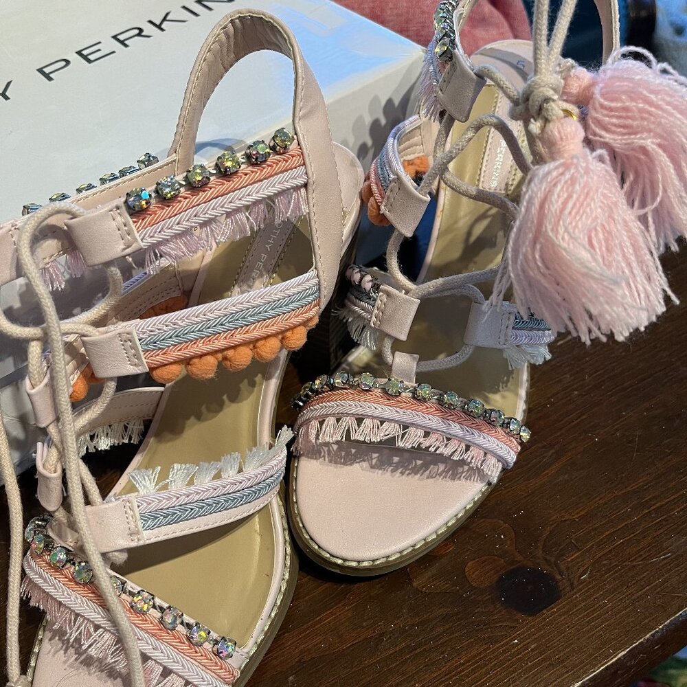womens Dorothy Perkins Embellished Sandals Light Pink Size UK5/US7